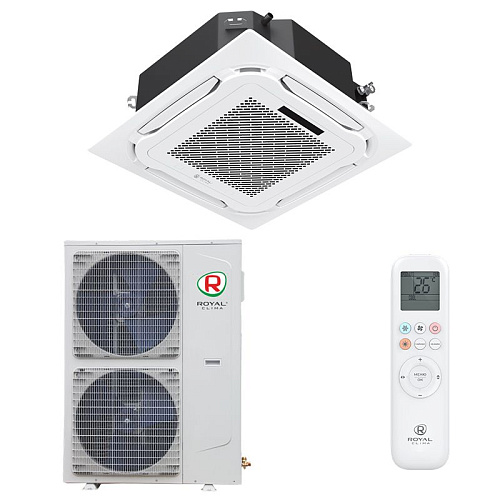 Кассетный кондиционер (сплит-система) Royal Clima CO-4C 60HNX / CO-E 60HNX Кассетный кондиционер (сплит-система) Royal Clima CO-4C 60HNX / CO-E 60HNX
