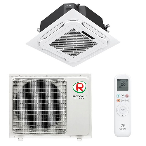 Кассетный кондиционер (сплит-система) Royal Clima CO-4C 36HNX / CO-E 36HNX Кассетный кондиционер (сплит-система) Royal Clima CO-4C 36HNX / CO-E 36HNX