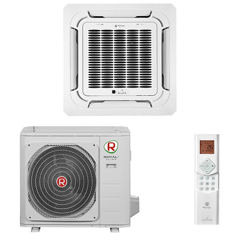 Кассетный кондиционер (сплит-система) Royal Clima ES-C 12HRX / ES-E 12HX Кассетный кондиционер (сплит-система) Royal Clima ES-C 12HRX / ES-E 12HX